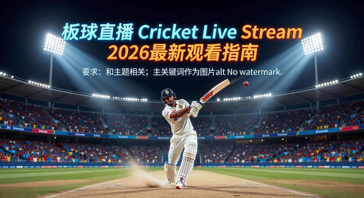 板球直播 Cricket Live Stream：2026观看指南与赛事要点